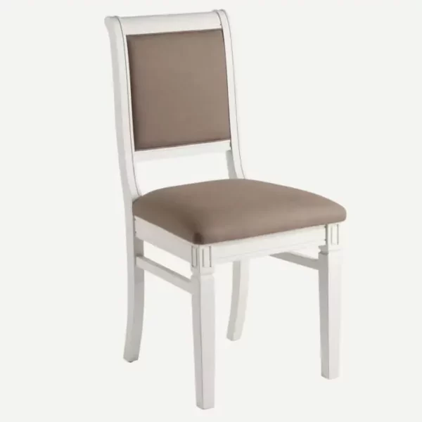 Krzesło proste z siedziskiem tapicerowanym